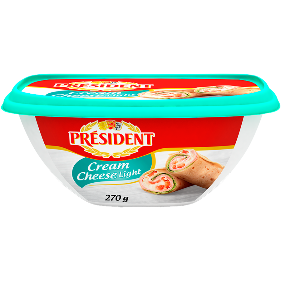 Cremes Président – Cream cheese Light 270g
