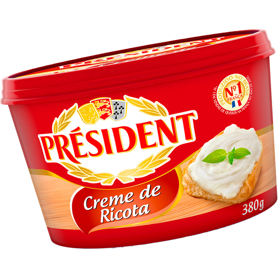 Cremes Président – Creme de ricota Tradicional 380g