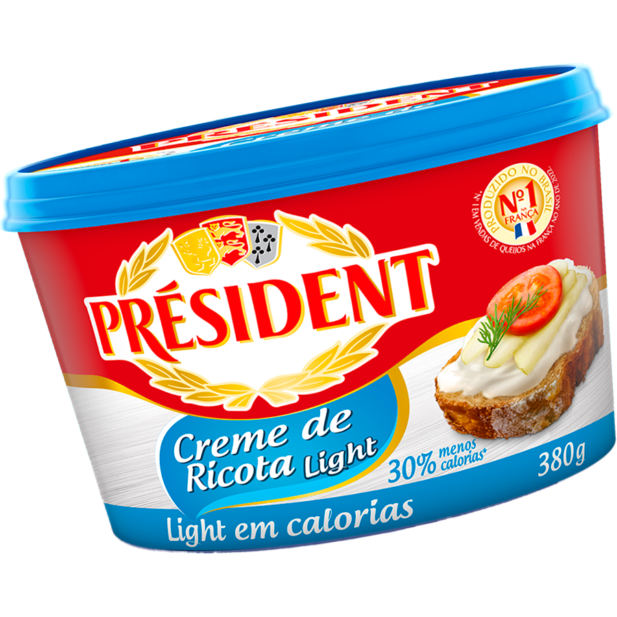 Cremes Président – Creme de ricota Light 380g