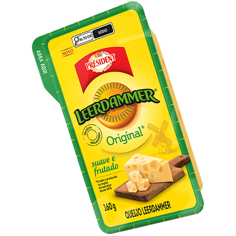 Queijo Président – Leerdamemer Fração (peso variável) 250g