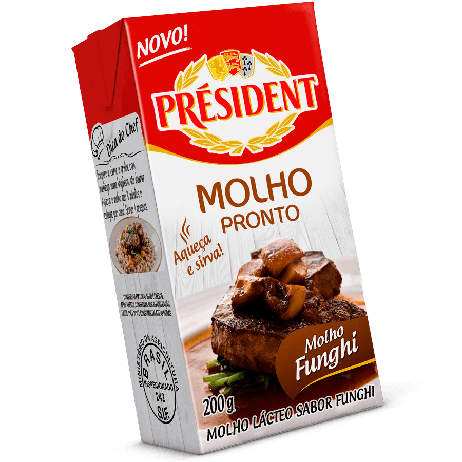 Cremes Président – Molho Funghi