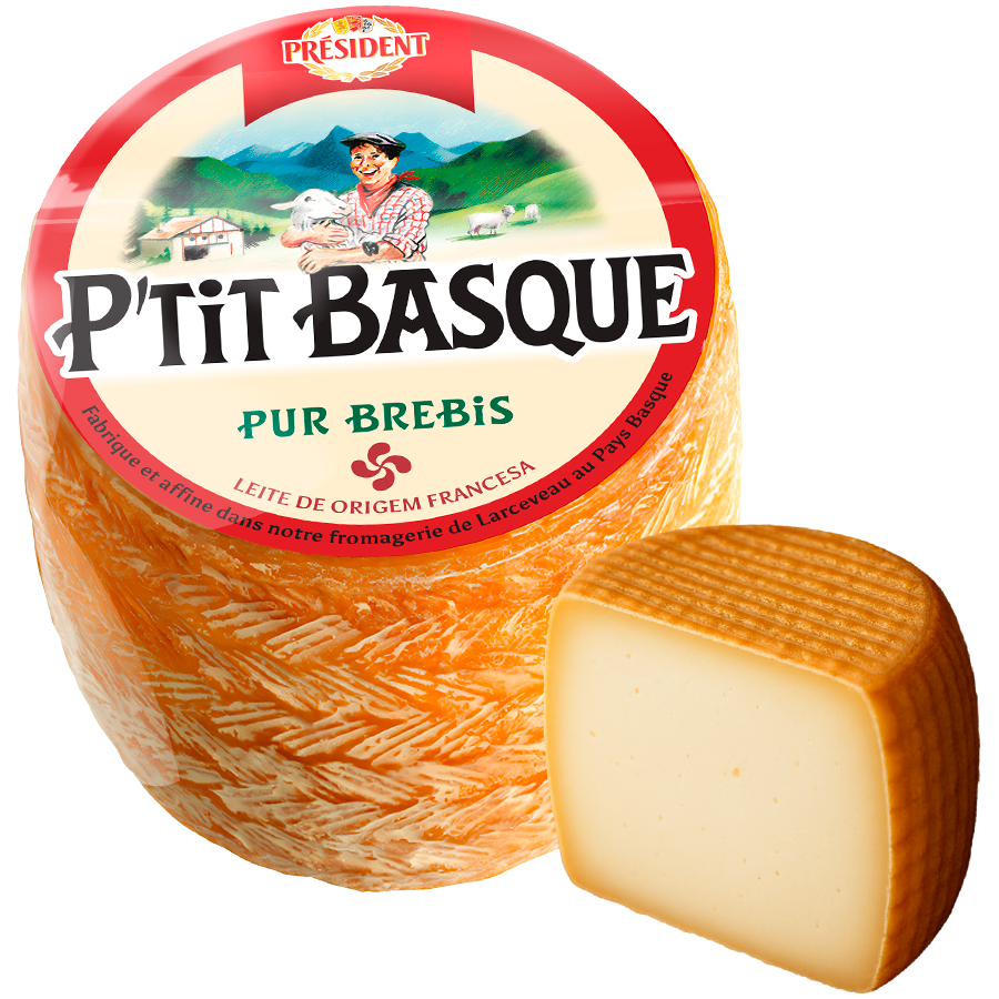Queijo Président – P’Tit Basque Peça (peso variável) 150g