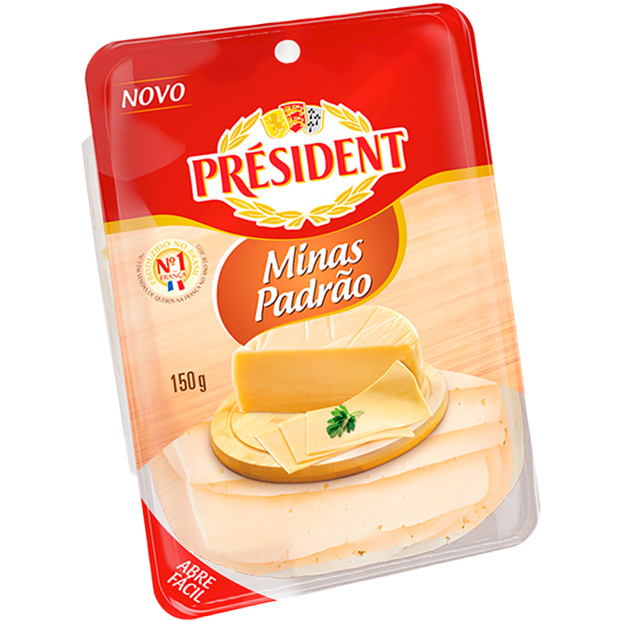 Queijo Président – Minas padrão Fatiado 150g