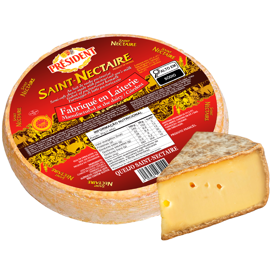Queijo Président – Saint Nectaire Peça (peso variável) 150g